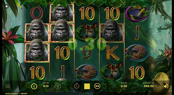 Gorilla Kingdom Pokie ScreenShot #2