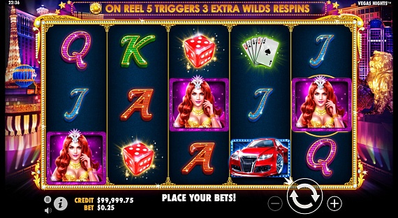 Vegas Nights Pokie ScreenShot #4