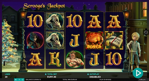 Scrooge's Jackpot Pokie ScreenShot #3
