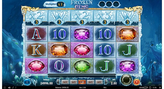 Frozen Gems Pokie ScreenShot #4