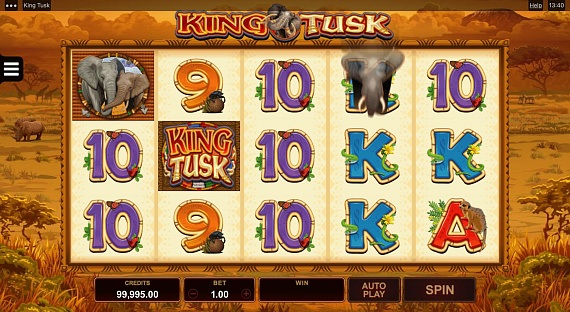 King Tusk Pokie ScreenShot #3