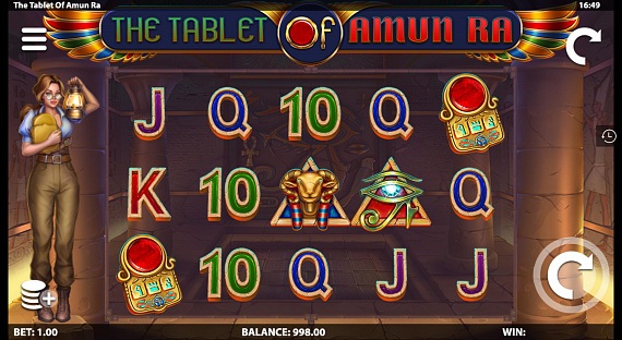 The Tablet of Amun Ra Pokie ScreenShot #3