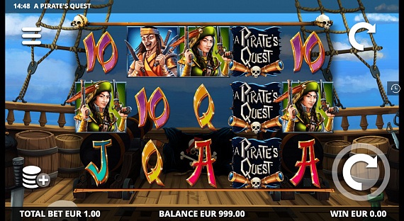 A Pirate's Quest Pokie ScreenShot #4