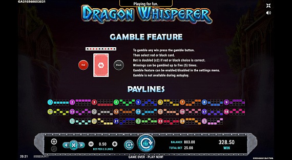 Dragon Whisperer Pokie ScreenShot #5