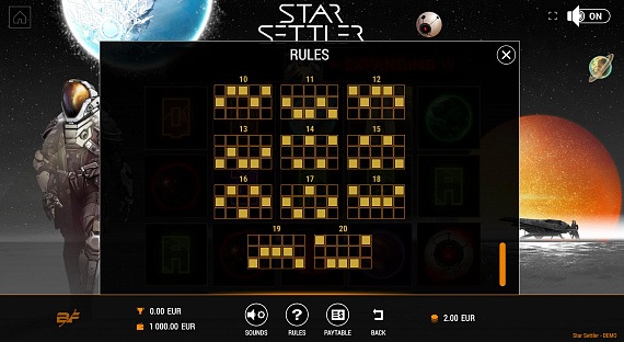 Star Settler Pokie ScreenShot #3