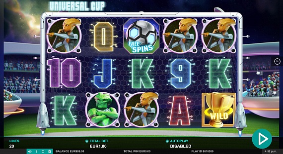 Universal Cup Pokie ScreenShot #1