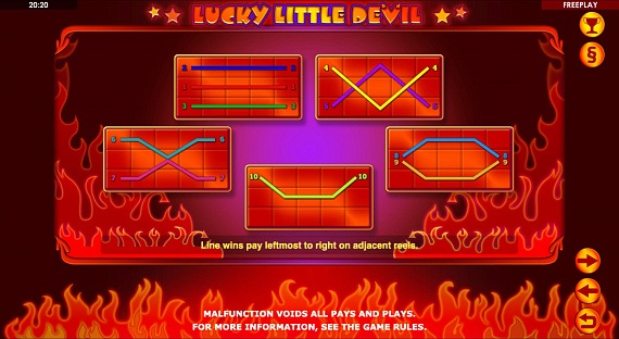 Lucky Little Devil Pokie ScreenShot #2