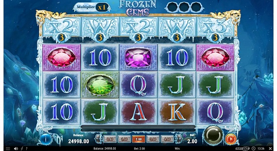 Frozen Gems Pokie ScreenShot #3
