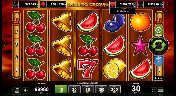 Shining crown Pokie ScreenShot #4