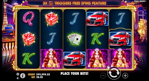 Vegas Nights Pokie ScreenShot #3