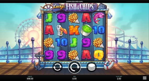Lucky's Fish and Chips Pokie ScreenShot #1